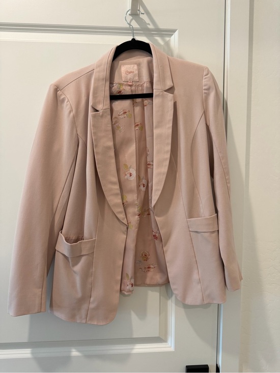 Candie's Jackets & Blazers - Candie's Soft Blush Pink Women's Tailored Blazer